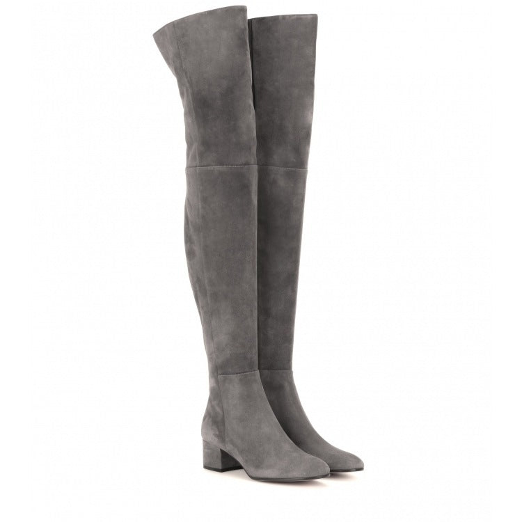 Bottes Femmes Hauts Talons Élégantes Hiver