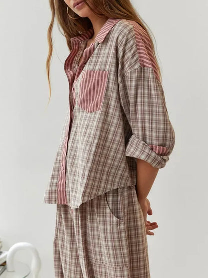 Pyjama Femme Décontracté Fleuri