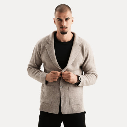 Cardigan Homme Hiver Longues Manches Chaud et Confortable