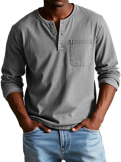 Chemise Homme Décontractée Manche Longue