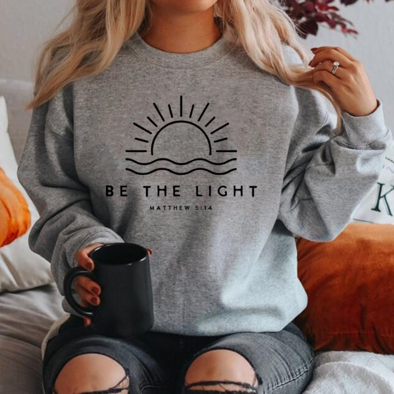 Sweat-Shirt Femme Col Rond Manches Longues Classic Casual