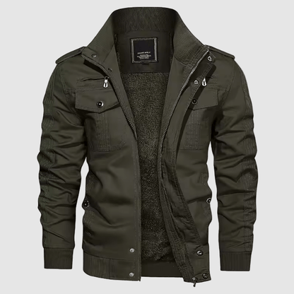 Blouson Homme Hiver Chauffant avec Doublure Polaire