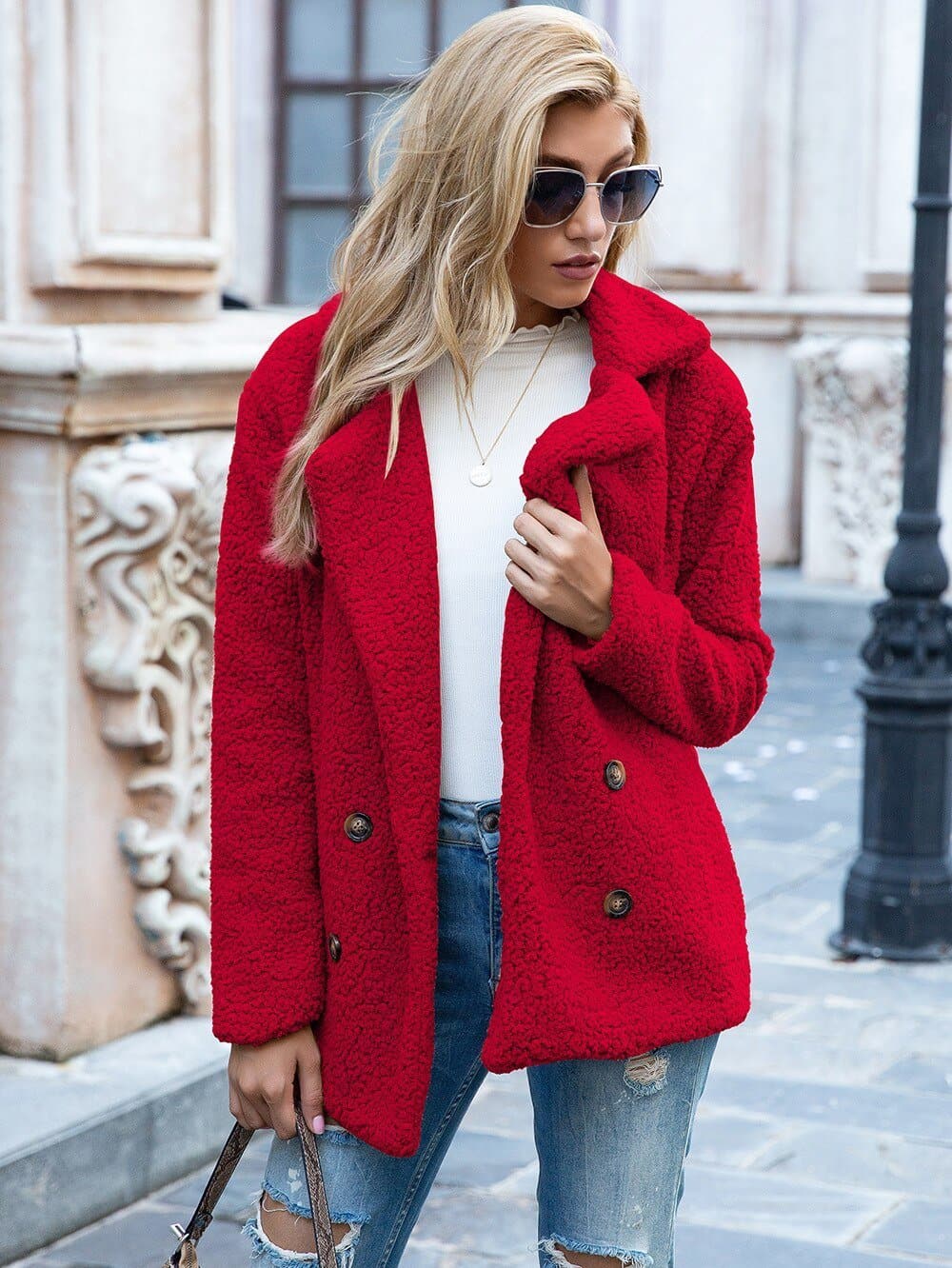 Manteau Femme Élégant Col Montant Noir Classique - PanierRoyale