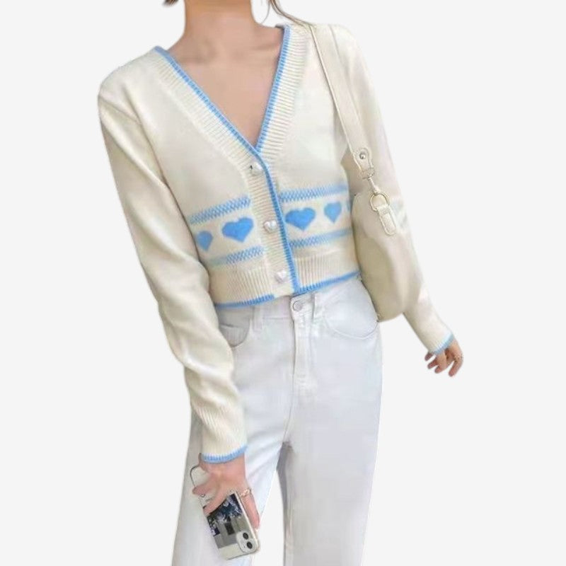 Pull Femme À Manches Longues Imprimé Floral - PanierRoyale