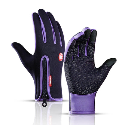 Gants d'Hiver Imperméables pour Adultes avec Fermeture Éclair - PanierRoyale