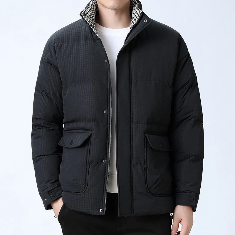 Veste Homme Hiver Élégante à Fermeture Éclair - PanierRoyale