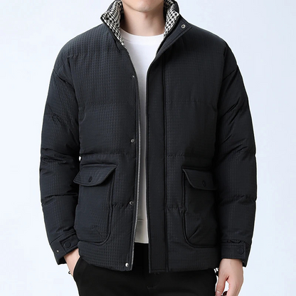 Veste Homme Hiver Élégante à Fermeture Éclair - PanierRoyale