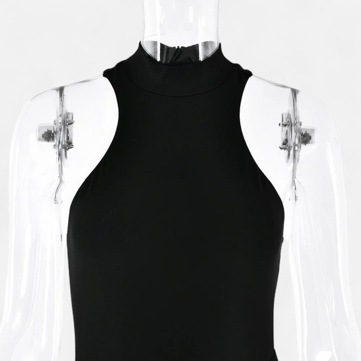 Robe Femme Longue Été avec Décolleté et Col Haut