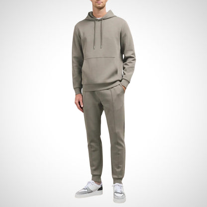 Blouson Homme Décontracté avec Capuche et Fermeture Éclair