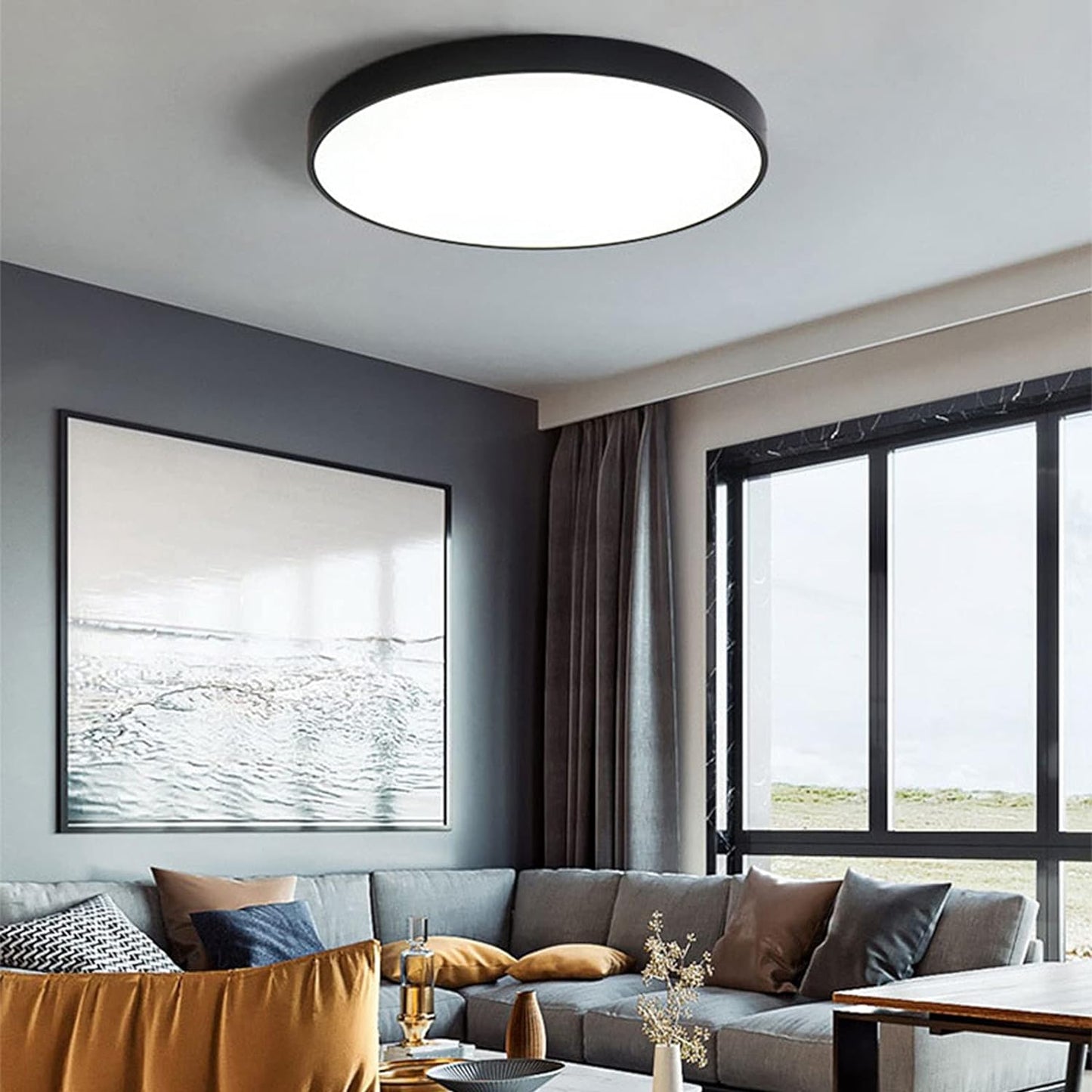 Lampe Plafond LED Rond Design Nordique