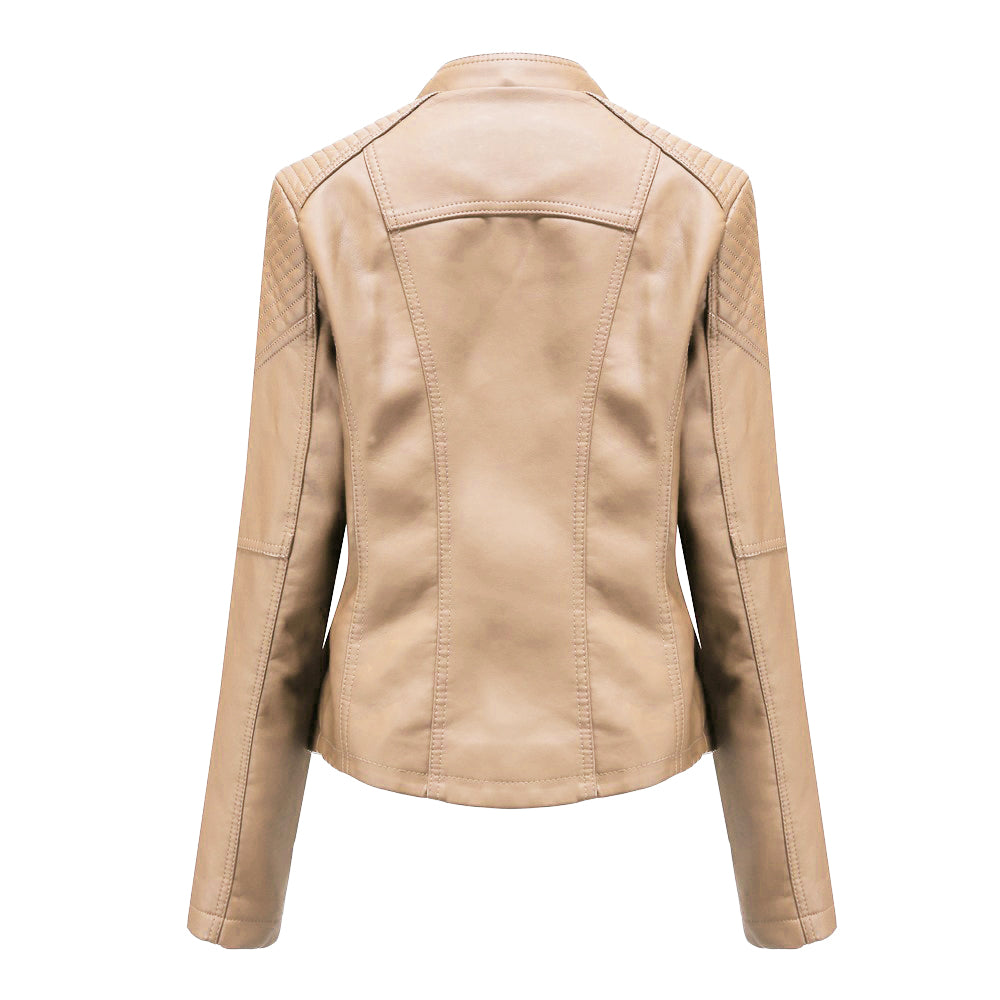 Veste en cuir femme élégante et tendance
