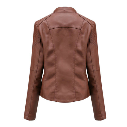 Veste en cuir femme élégante et tendance