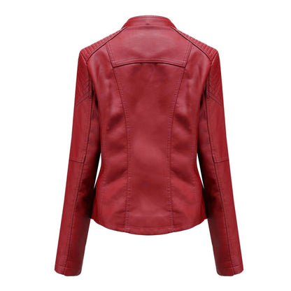 Veste en cuir femme élégante et tendance