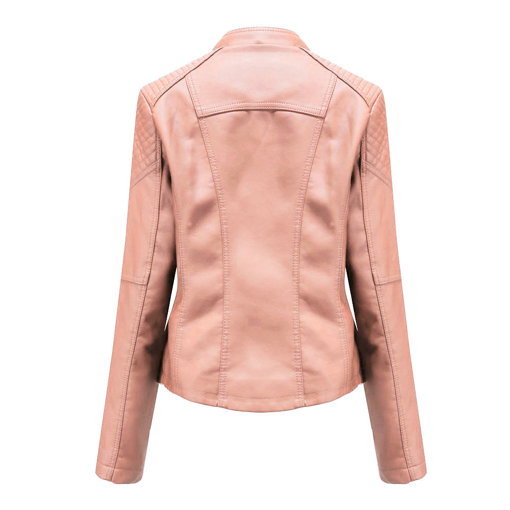 Veste en cuir femme élégante et tendance