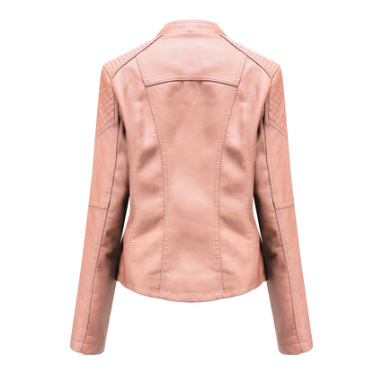 Veste en cuir femme élégante et tendance