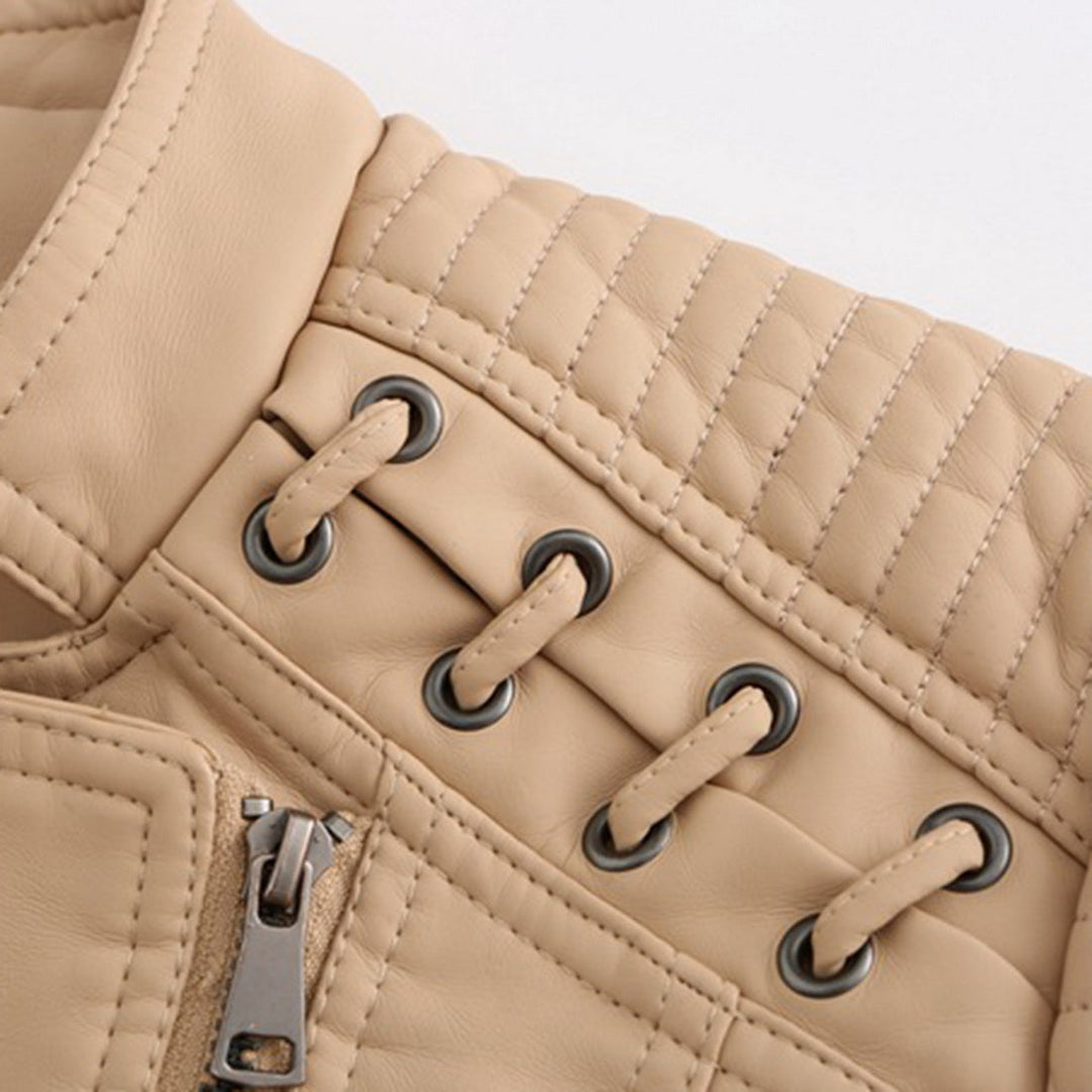 Veste en cuir élégante et tendance - vue 11