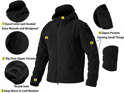 Veste Polaire Homme Imperméable et Chaude