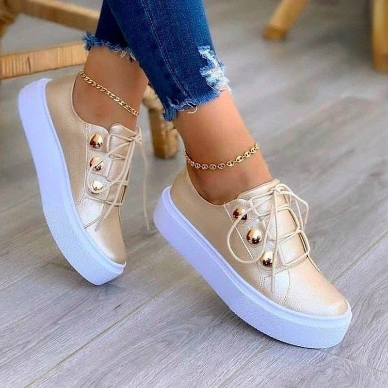Baskets Femmes en Cuir Colorées et Élégantes