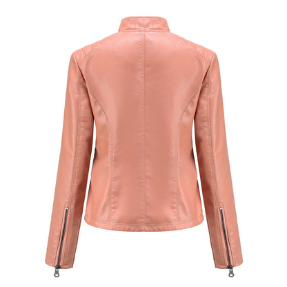 Blouson Cuir Femme Élégant et Confortable