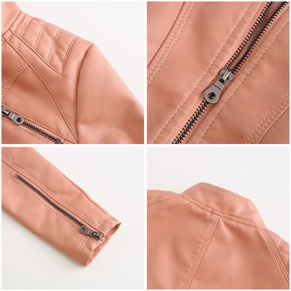 Blouson Cuir Femme Élégant et Confortable