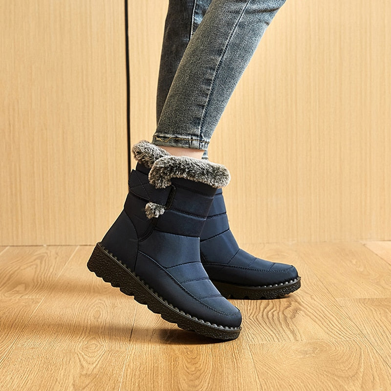 Bottes Hiver Femmes Chaudes et Confortables