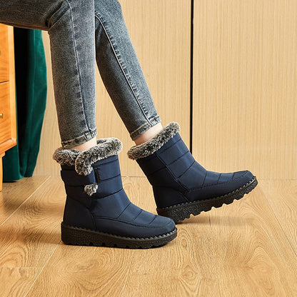 Bottes Hiver Femmes Chaudes et Confortables