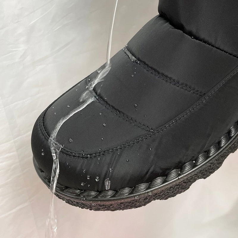 Bottes Hiver Femmes Chaudes et Confortables