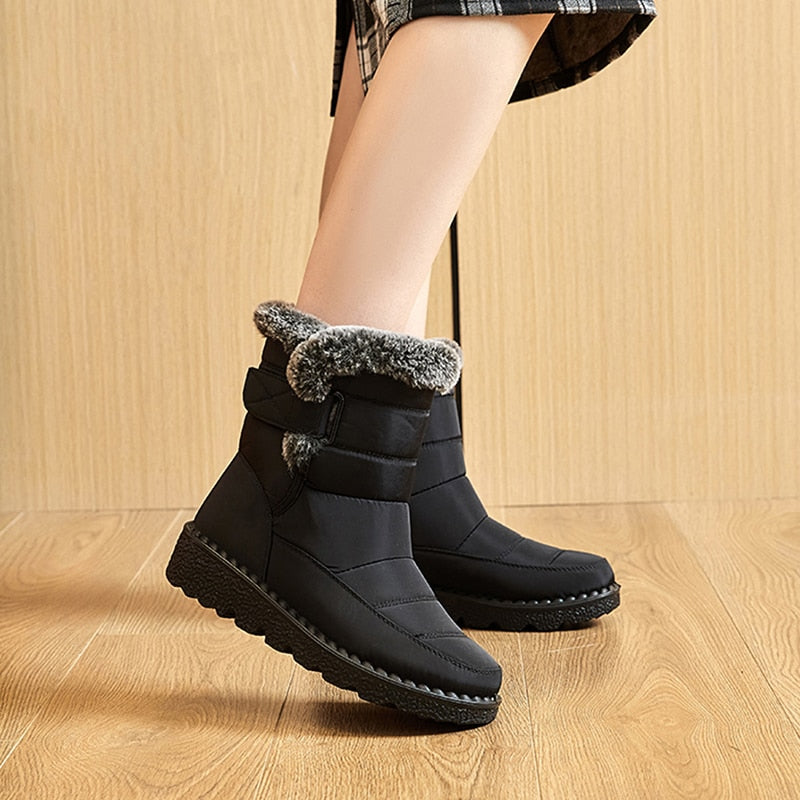 Bottes Hiver Femmes Chaudes et Confortables