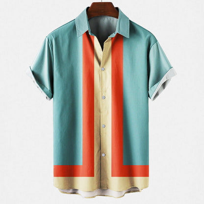 Chemise Homme Rétro Chic et Élégant