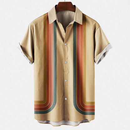 Chemise Homme Manches Courtes Décontractée