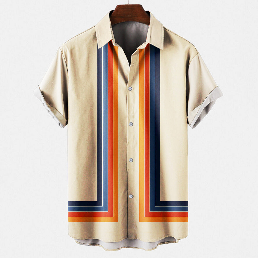 Chemise Homme Manches Courtes Décontractée - PanierRoyale