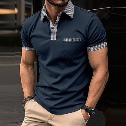 Polo Homme Karo Élégant et Confortable