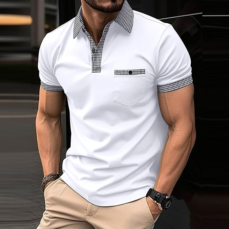 Polo Homme Karo Élégant et Confortable