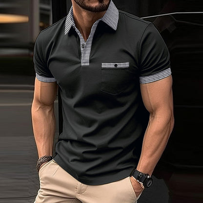 Polo Homme Karo Élégant et Confortable