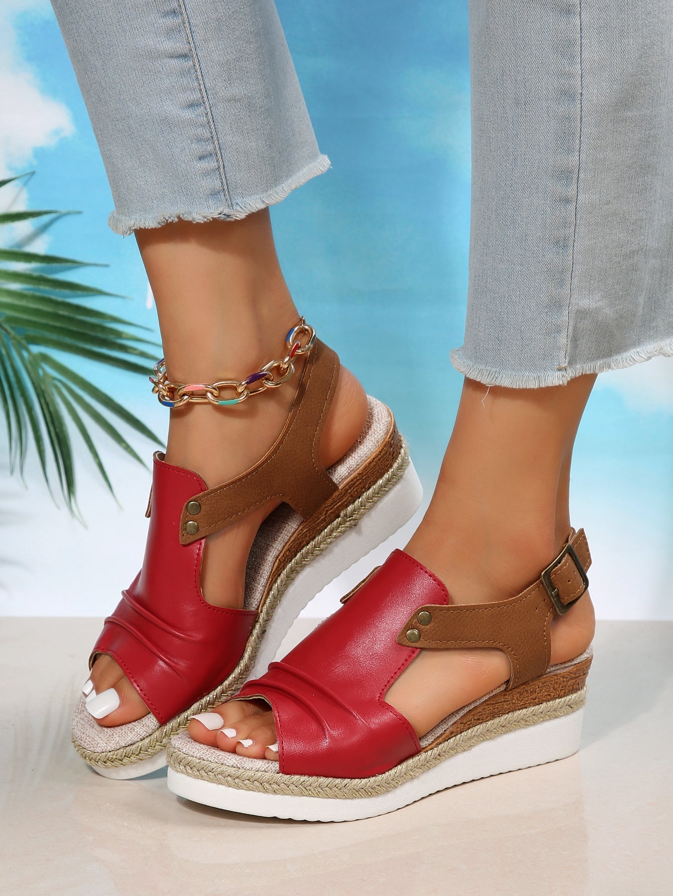 Sandales Femmes à Talon Haut Confortable