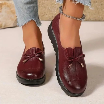 Mocassins Femme Semelle Souple Coupe Classique À Enfiler