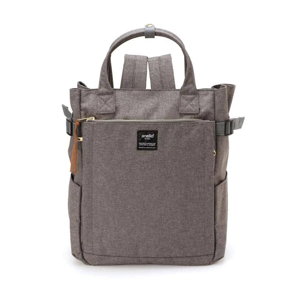 Sac à dos polyvalent en toile épaisse gris foncé - PanierRoyale