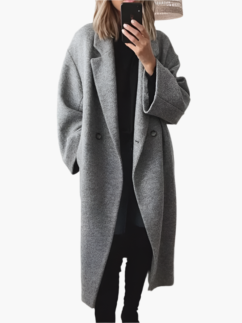 Manteau Femme Détendu Boutons Élégant - BerlinGlamour