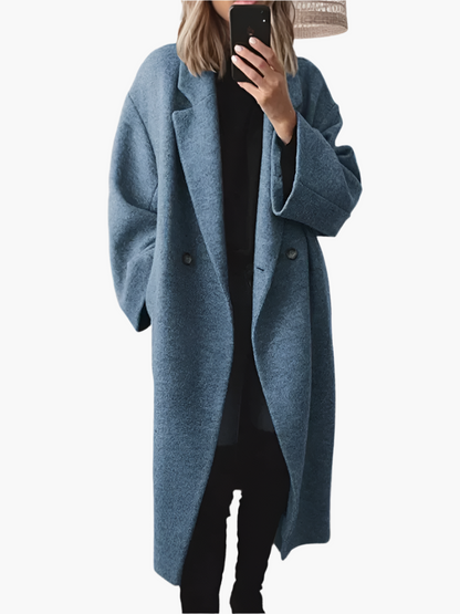 Manteau Femme Détendu Boutons Élégant