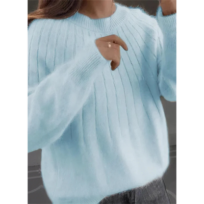Pull Femme Tricoté Doux et Confortable