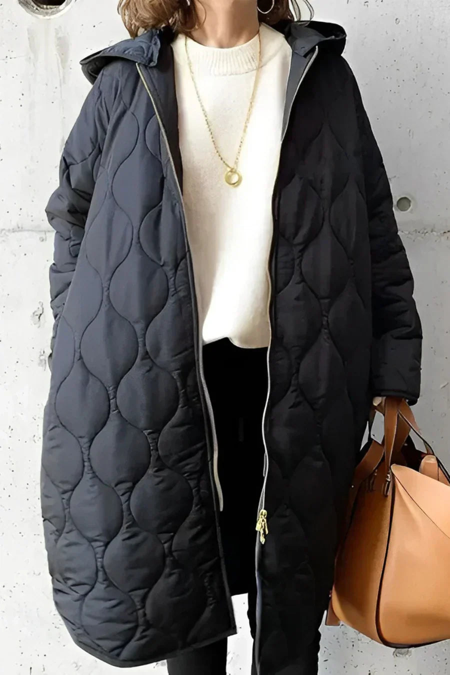 Parka Femme Hiver à Capuche Amovible et Imperméable