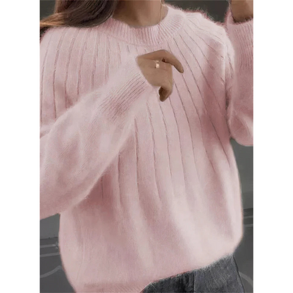 Pull Femme Tricoté Doux et Confortable