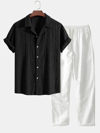 Costume Homme Été Léger | Ensemble 2 Pièces en Coton Doux