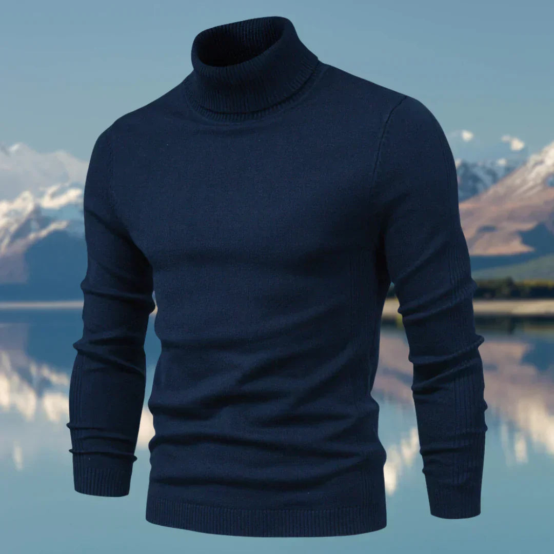 Pull Homme Col Roulé Chaud et Élégant pour Hiver