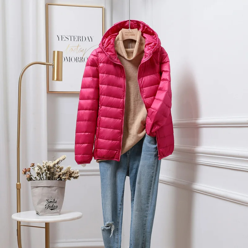 Parka Femme Hiver à Capuche et Fermeture Éclair