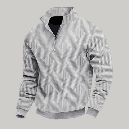 Pull Homme Zip Classique et Confortable