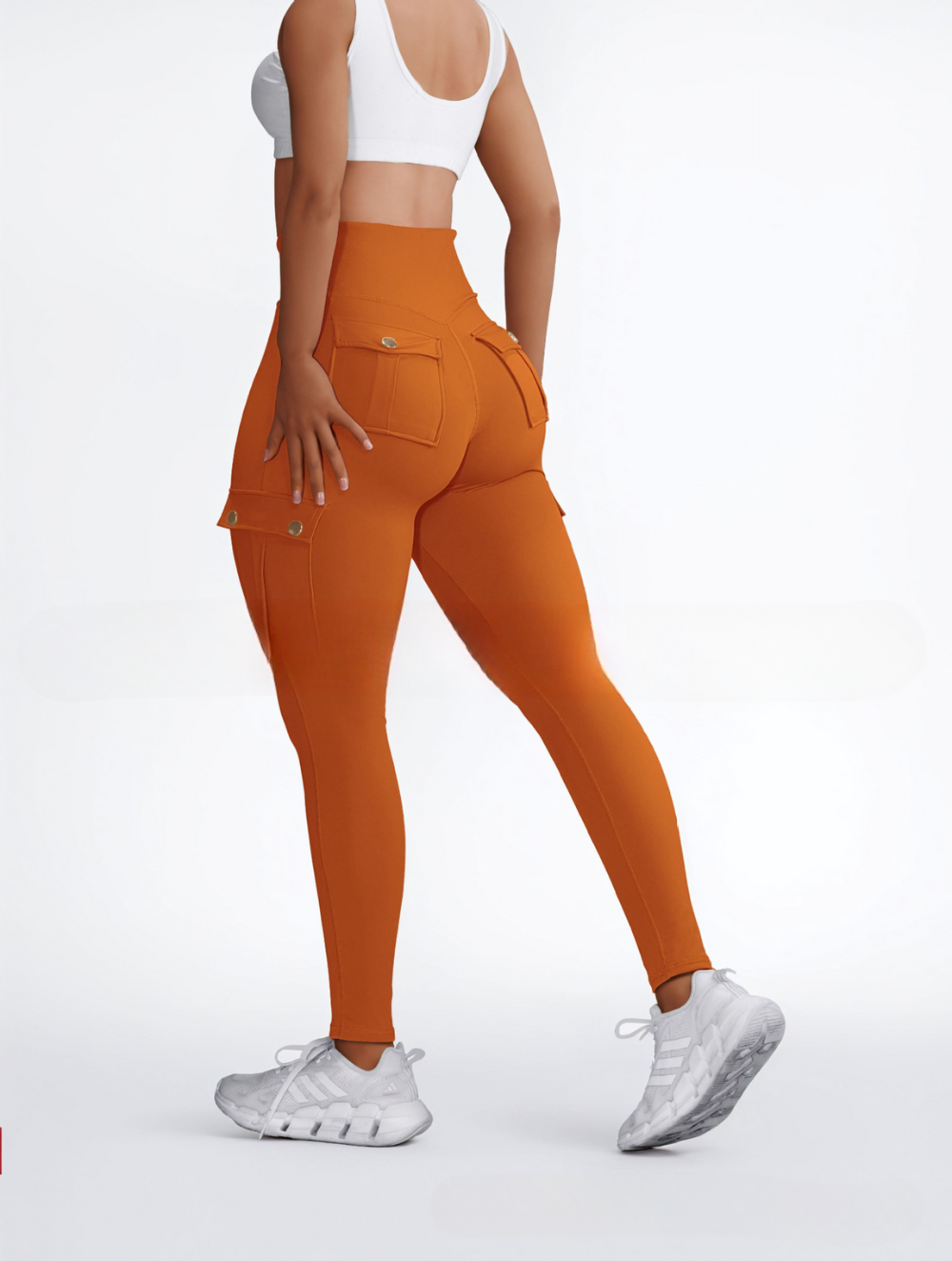 Pantalon Féminin Élégant avec Poches et Taille Relâchée