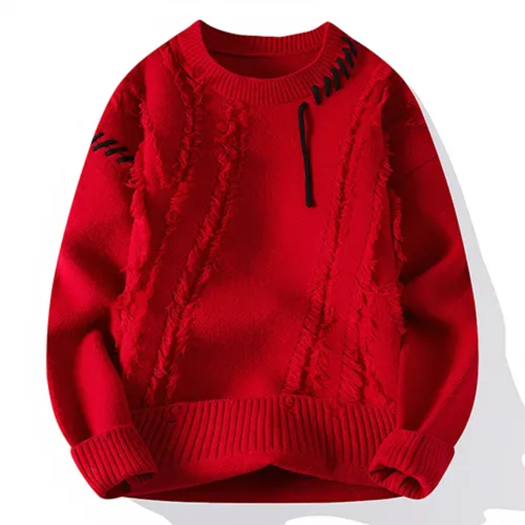 Pull Hiver Patchwork Mode Homme