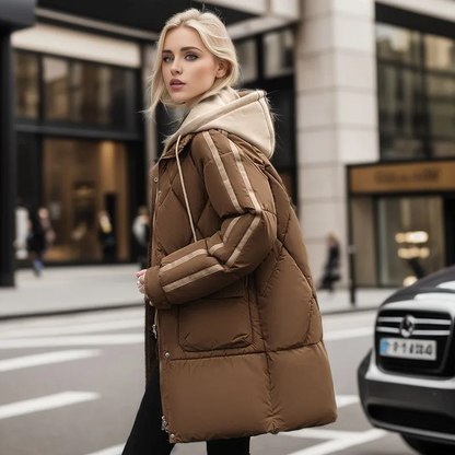 Manteau de Fourrure Élégant et Chaud