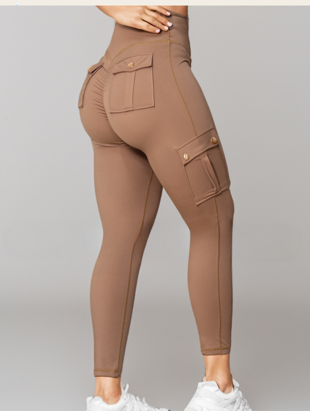 Pantalon Féminin Élégant avec Poches et Taille Relâchée